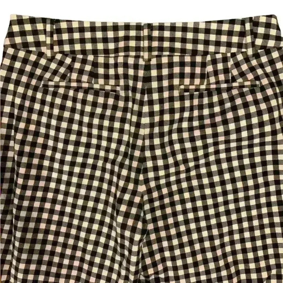 Talbots Crop Black Checkered Pants - Picture 2 of 5